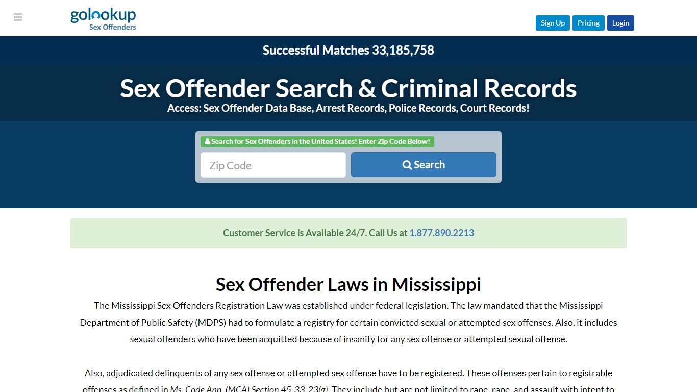 Mississippi Sex Offender Laws, Sex Offender Laws Mississippi - GoLookUp